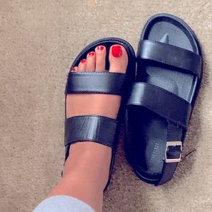 Black FOREVER 21 sandals